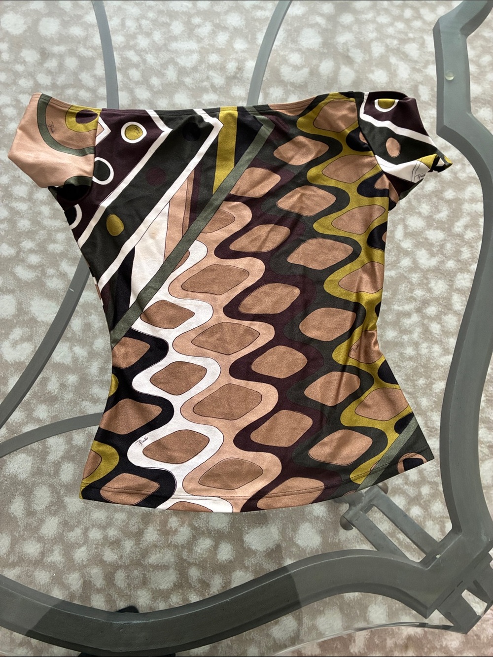 Pucci off the shoulder top